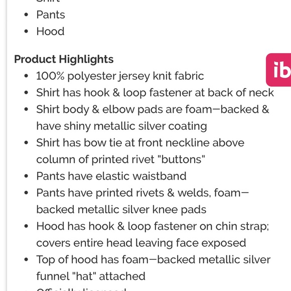 Men’s wizard of Oz Halloween costume- Tin Man - Picture 3 of 3